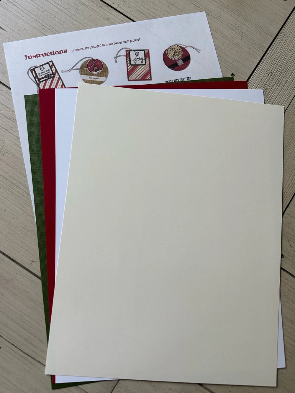 Tag Making Holiday Kit